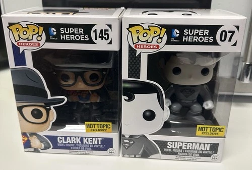 Superman Clark Kent Funko Pops