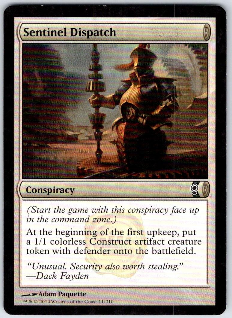 Sentinel Dispatch 11 Common Conspiracy Magic: The Gathering Near Mint