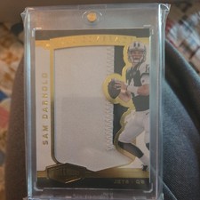 Sam Darnold 2018 Plates and patches FULL Coverage Player worn RC #’85 Seahawks