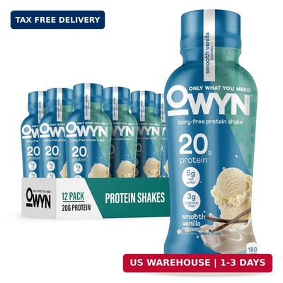 OWYN Only What You Need Smooth Vanilla Flavored Protein Shake, 20g Protein, 4g S