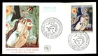 Mayfairstamps France FDC 1963 Couple and Bird Painting First Day Cover aax_06261