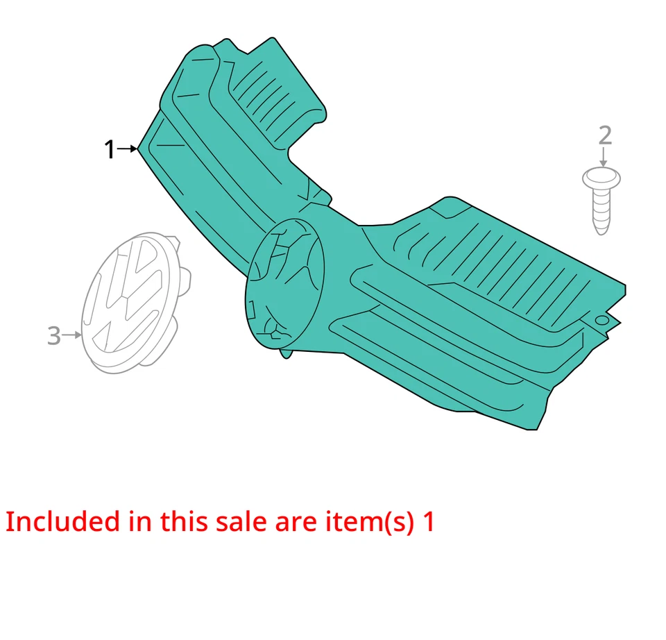 Parachoques delantero Volkswagen Rabbit 2006-2009 parrilla Q09Z3 Foto 2 de 3