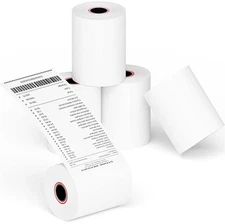 5 Rolls 3-1/8" x 230' Thermal Receipt Paper Rolls for Cash Register POS