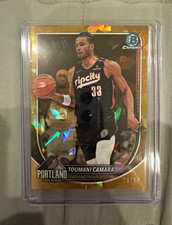 2024-25 Topps Bowman Chrome Sapphire Toumani Camara Gold /50 Rookie Card BCV-111. rookie card picture
