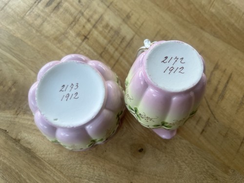 Vintage Porcelain Mini Creamer & Open Sugar Bowl Set - Picture 3 of 5