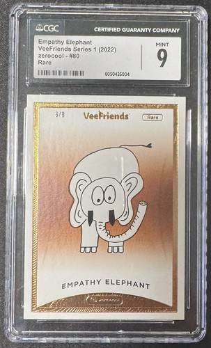 Empathy Elephant  VeeFriends Series 1 Very Rare CGC 9 Zerocool #80