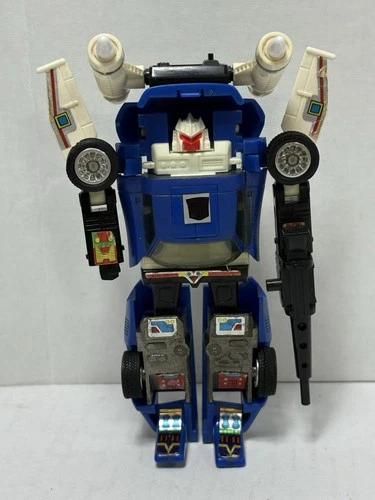 J-856 VINTAGE 1980'S HASBRO G1 TRANSFORMERS AUTOBOT TRACKS - W/ Accessories