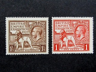 nystamps Great Britain Stamp # 185 186 Mint OG NH G21y1212