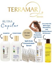 TERRAMAR CAPILAR- HAIR CARE BUNDLE. Hair Repair. Hydration,Strength.