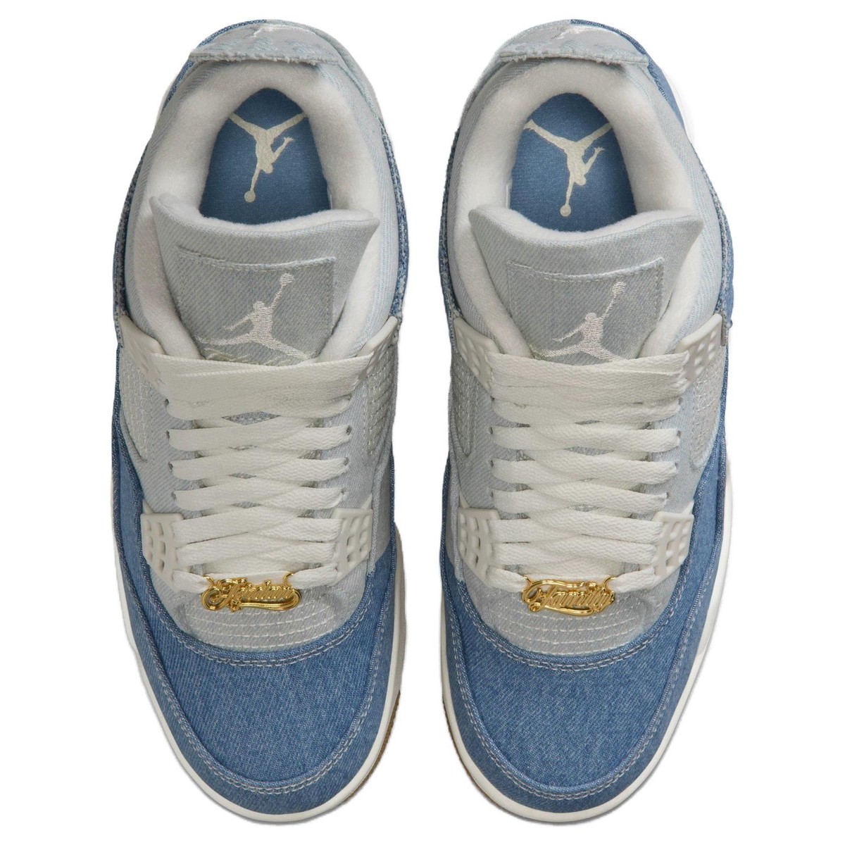 Size 8.5 - Air Jordan 4 Retro TEX Worn Blue Denim W for sale