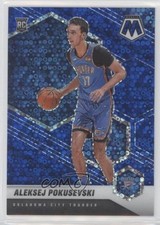 2020-21 Panini Mosaic Rookie Fast Break Blue Prizm 66/85 Aleksej Pokusevski 14im