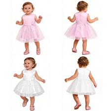 Abiti bambina bimba cerniera posteriore matrimonio prima comunione scintillante abito scintillante