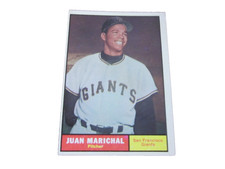 1961 Topps Juan Marichal San Francisco Giants Short Print Rookie Baseball Card. rookie card picture