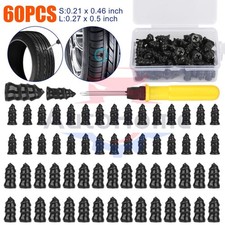 60pcs Car Vacuum Tire Repair Nail Rubber Screw Nails Screwdriver Tool Set Wbox