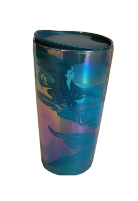 Starbucks Oil Slick Subzero Luster Holographic 2023 Anniversary 12oz CeramicCup 