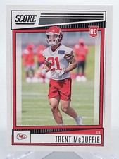 2022 PANINI SCORE TRENT MCDUFFIE ROOKIE FOOTBALL CARD CHIEFS NFL donruss topps