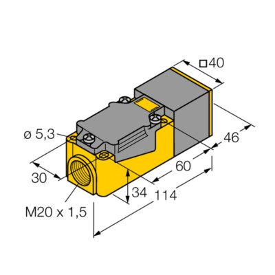 TURCK  Ni25-CP40-LIU 1535544 Inductive sensor