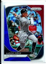 2020 Prizm Baseball Red White & Blue Prizm # 64 - Aaron Judge - New York Yankees