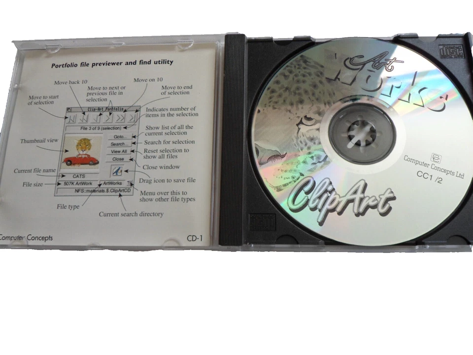 Artworks Discs 1 and 2 Vintage Software for Acorn - Image 3 of 4