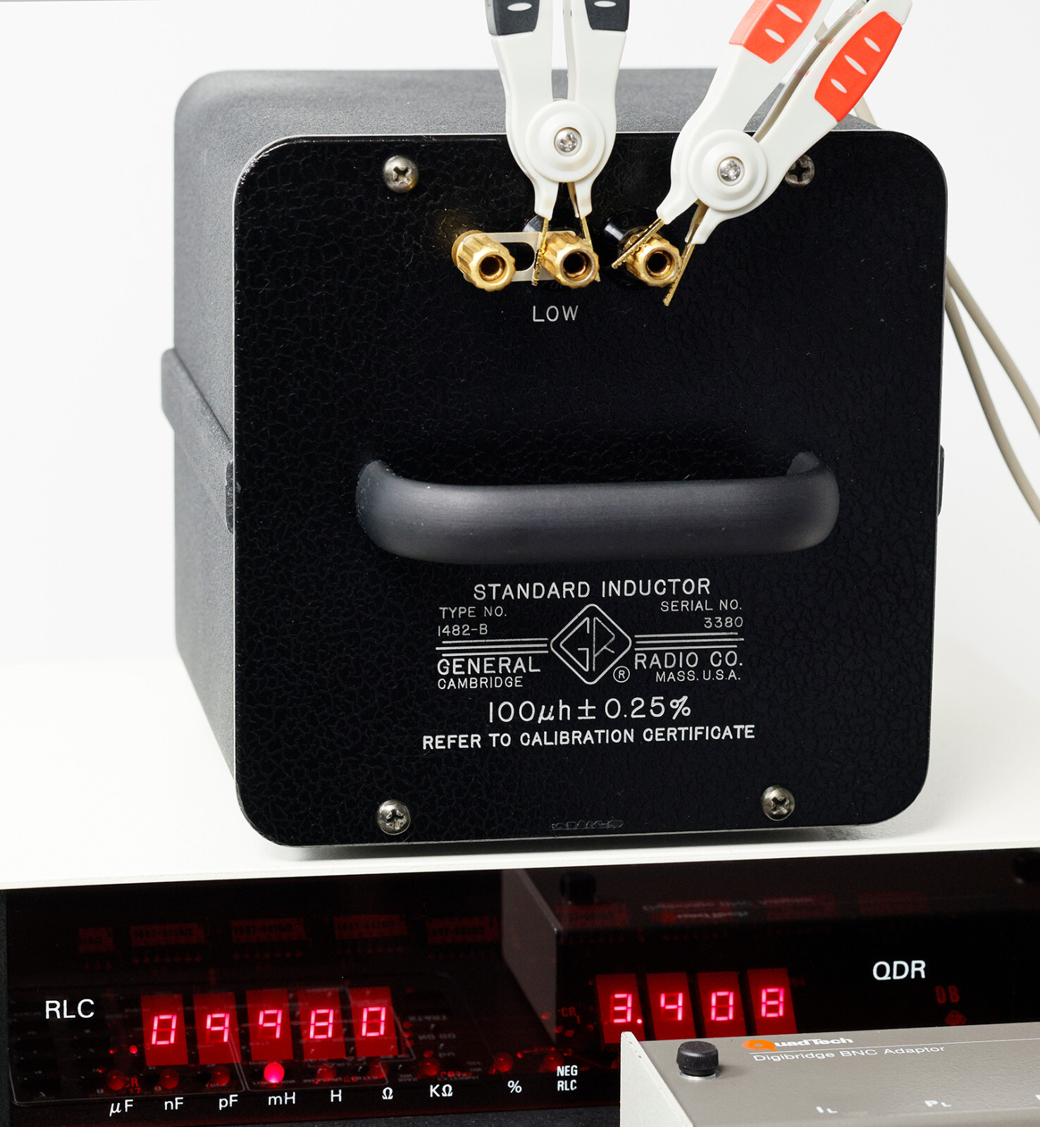 GR General Radio, GenRad IET Labs 1482-B Standard Inductor 100 µH 1482B 0.25%