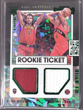 2021-22 Contenders ROOKIE Evan Mobley/Scottie Barnes Dual Patch Green Ice *READ*