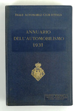 Automobile Yearbook 1931 - Royal Automobile Club Italy - Book