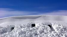 Landscape snow igloo winter cold ice Custom Gaming Mat Desk