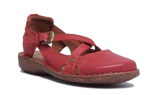 red leather sandals uk