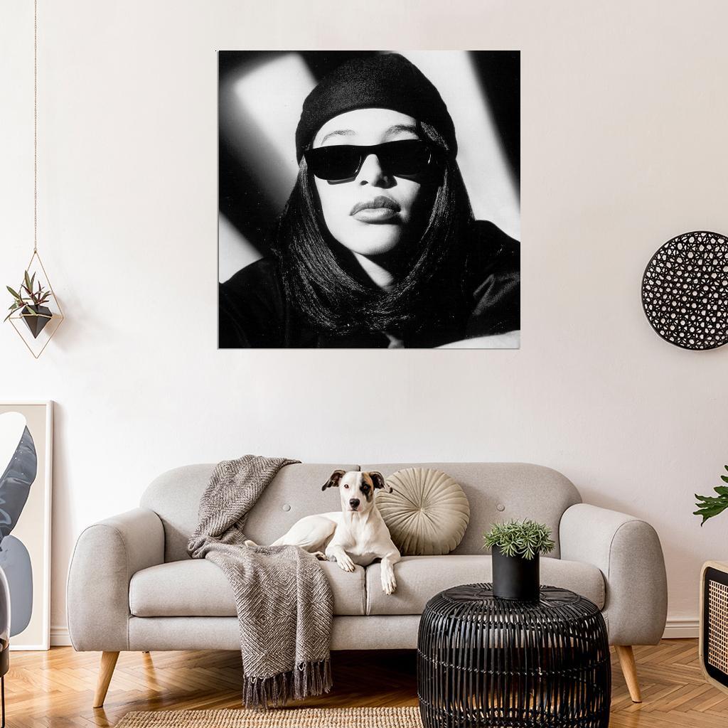 558687 Aaliyah Music Album HD Cover Art 16x12 WALL PRINT POSTER | eBay