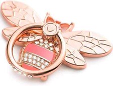Cute Bee Phone Ring Grip Holder, Bling Phone Ring Holder Finger Kickstand Gri...