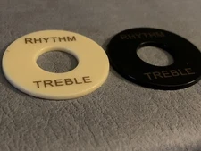 USA Seller~1xCream  1xBlack Selector Switch Plate Toggle Cover !