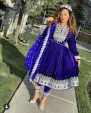 Embroidery Afghani dress for girl - Afghani style dress - Afghani dress for girl