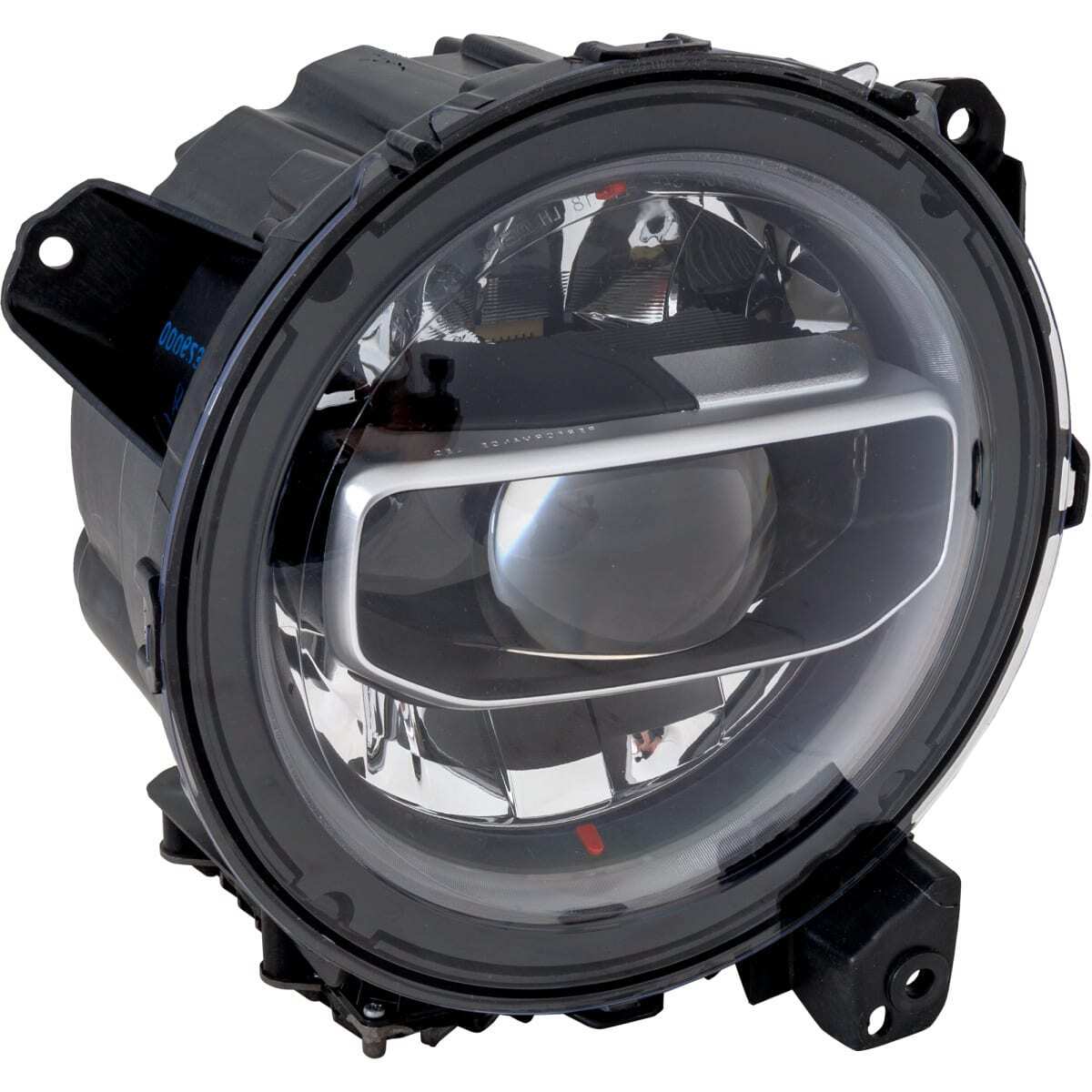 Headlight For 201822 Jeep Wrangler Passenger Side LED Black Housing