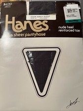 Hanes Ultra Sheer Pantyhose Barely There Color Size A P3 