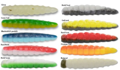Quantum Magic Trout B-Maggot Bienenmade Garlic 25mm 10 Stück verschiedene Farben