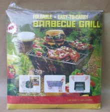 Barbecue portable grill pliable charbon de bois pique-nique camping randonnée