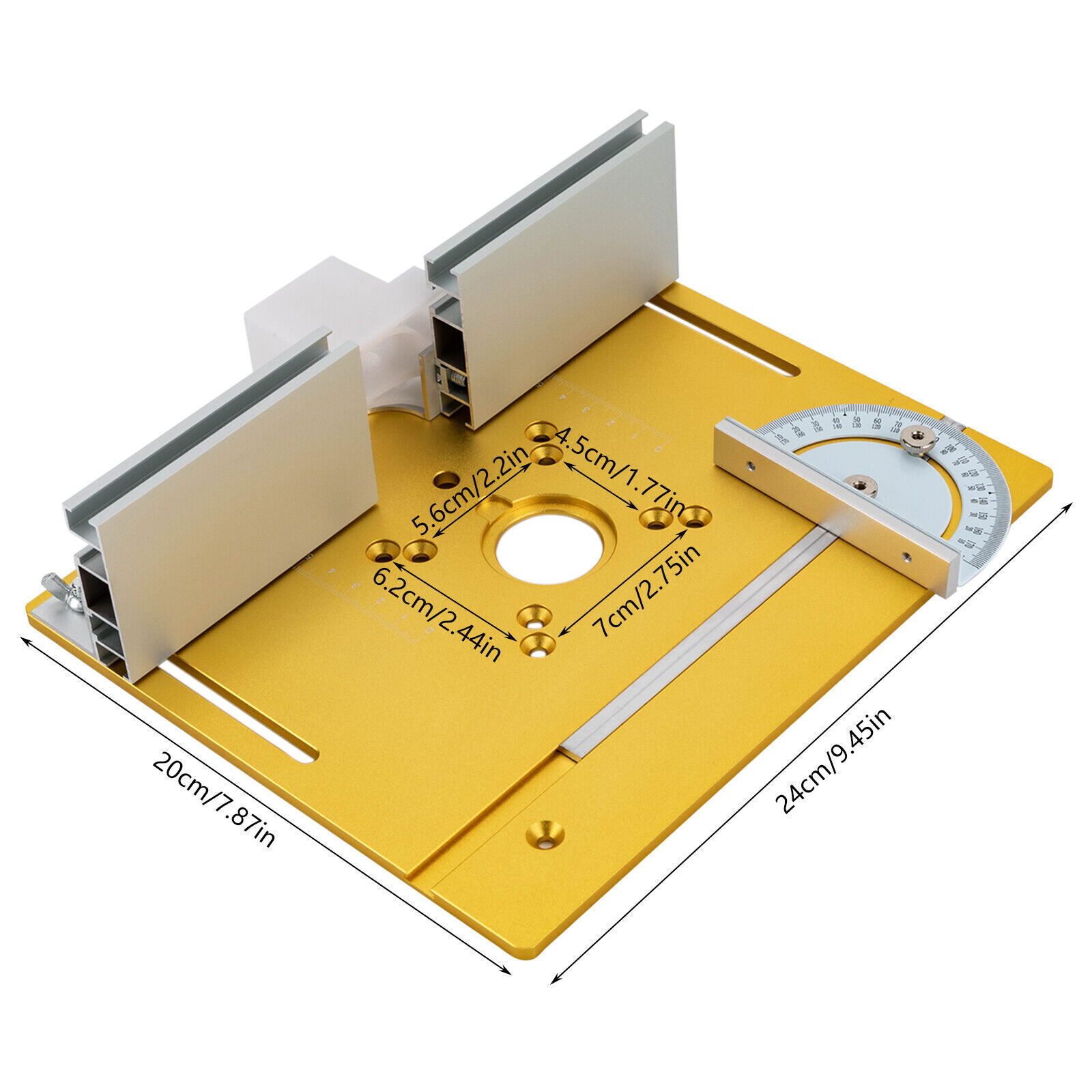 Router Table Insert Plate Aluminum Alloy Wood Milling Flip Board router-table-insert-plate-aluminum-alloy-wood-milling-flip-board