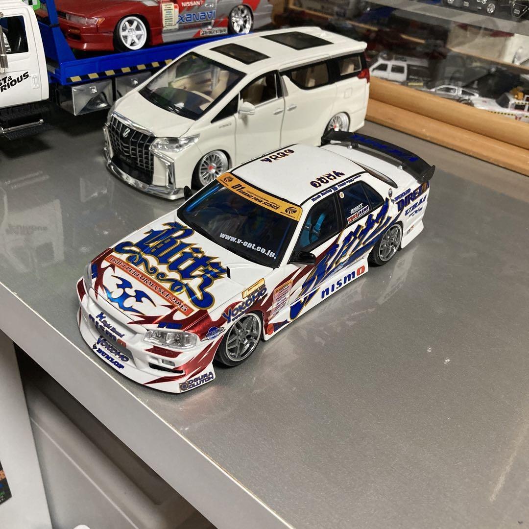 Blitz ER34 Skyline D1 Drift Car 1/24 Scale with BRW03 Wheels Blitz ER34 Skyline D1 Drift Car 1/24 Scale with BRW03 Wheels