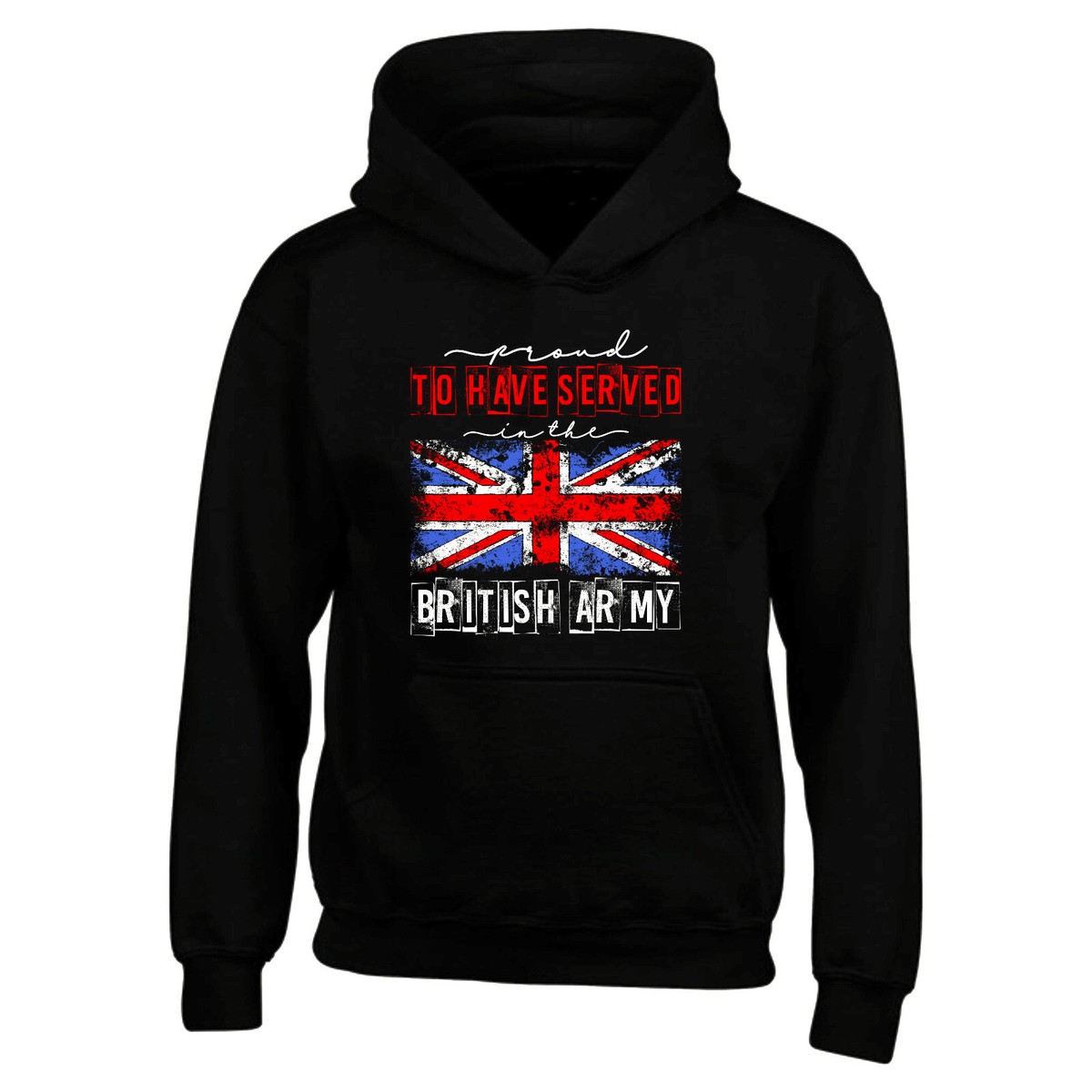 Proud ToBe Served British Army Hoodie, British Martyrs Flag