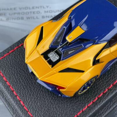 Buonarte 1/43 W Motors Fenyr Supersport car model Metallic Yellow