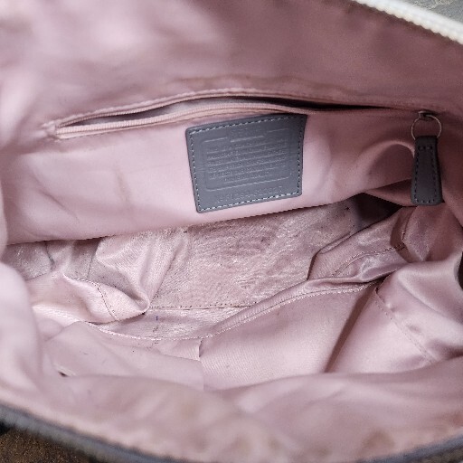 Coach Ashley Convertible Shoulder Bag F20027 Gray Dou… Gem