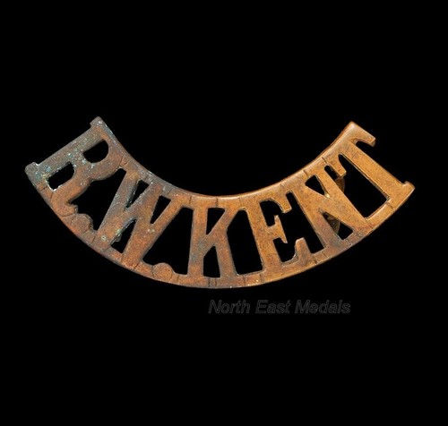 Royal West Kent Regiment Shoulder Title Badge 'R.W.KENT'