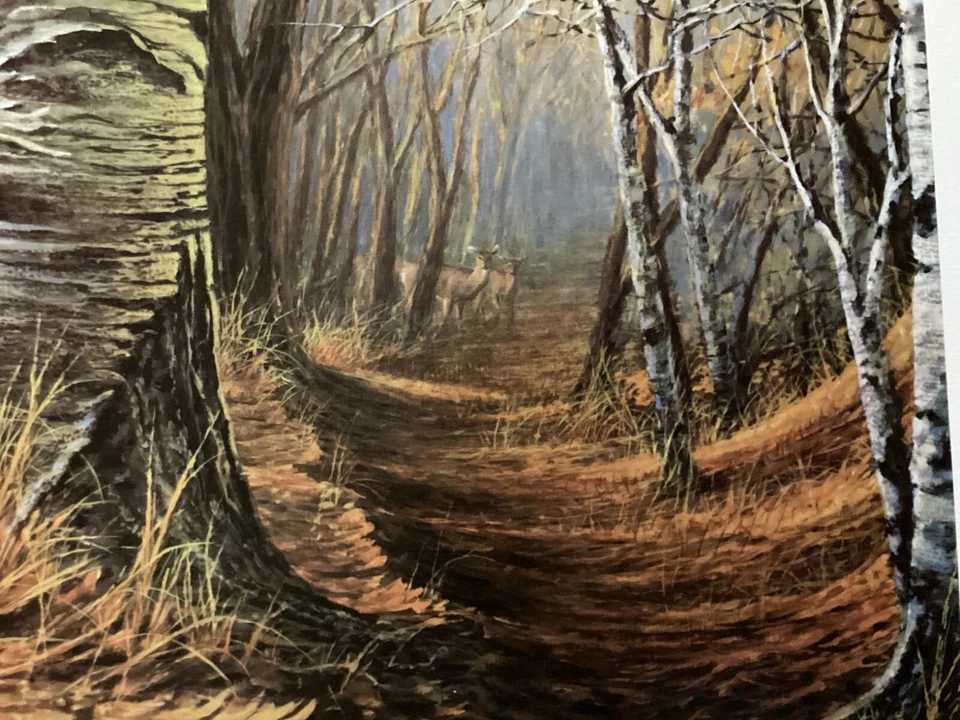 Terry Redlin S/N Sold out PRINT-INTRUDERS - Bild 3 von 4