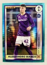 Alessandro Bianco 2022-23 Topps Merlin UEFA UCC Aqua Prism Refractor RC