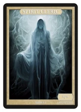 Spirit Cleric Token Givememana Tokens Series 2 Magic the Gathering MTG