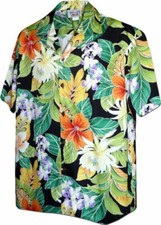 Camisa ramo polinesio Pacific Legend para hombre de la S a 4X