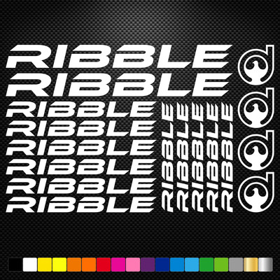 Autocollant RIBBLE Pour Vélo – Sticker Vinyl Résistant UV Et Eau – Stickermaschine