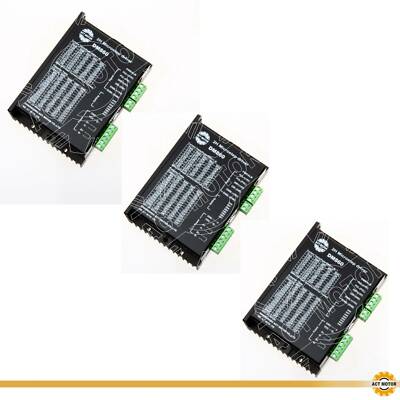 3PCS DM860 Schrittmotortreiber 24-80VDC 6A Rated Current Nema34 Driver