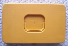 WILSON WIL-HOLD Plastic Sewing Box Thread Storage Caddy Yellow
