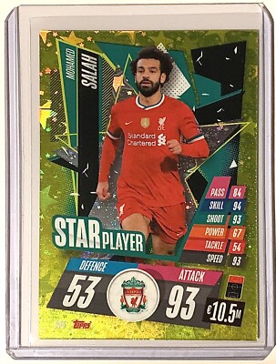 Carte Topps Now UCL 2020 - Mohamed Salah #40 Liverpool - Non Gradée